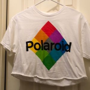 Polaroid crop top